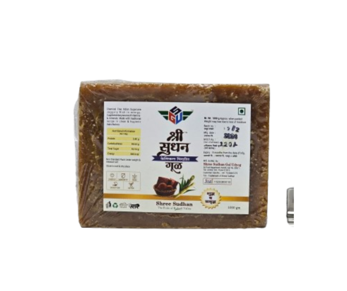 श्री सुधन केमिकल विरहित गुळ-वडी(Shree Sudhan Chemical Free Jaggery-Cube)